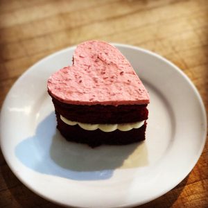 Valentines heart cake Bristol
