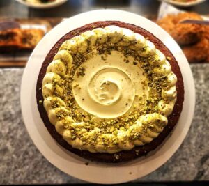 Pistachio Tunisian orange cake