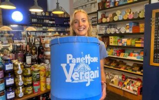 Giant panettone for caring in Bristol