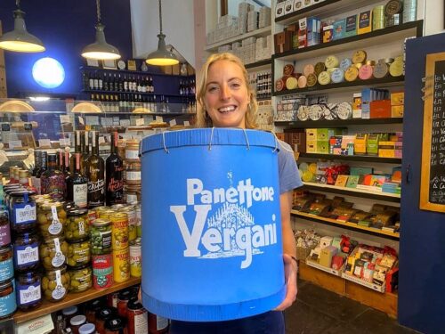 Giant panettone for caring in Bristol