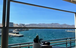 View from piato